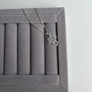 Colar de Prata Menina Vazado