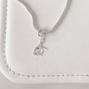 Berloque em Prata Taça e Vinho