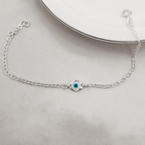 Pulseira de Prata Olho Grego