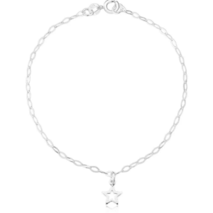 Pulseira de Prata Estrela Vazada