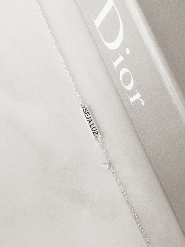 Pulseira de Prata Seja Luz