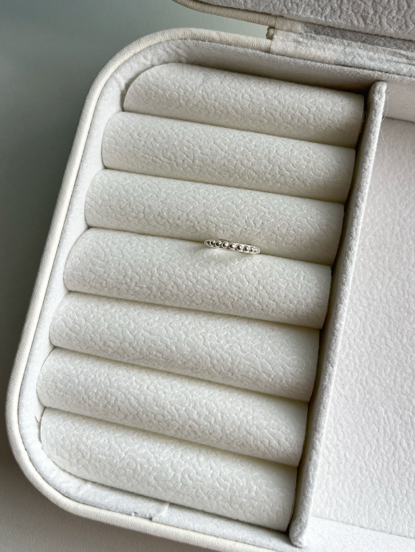 Piercing de prata Esferas Fake - Imagem 2