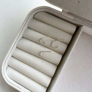 Trio de Prata Meia Argola Bolinhas